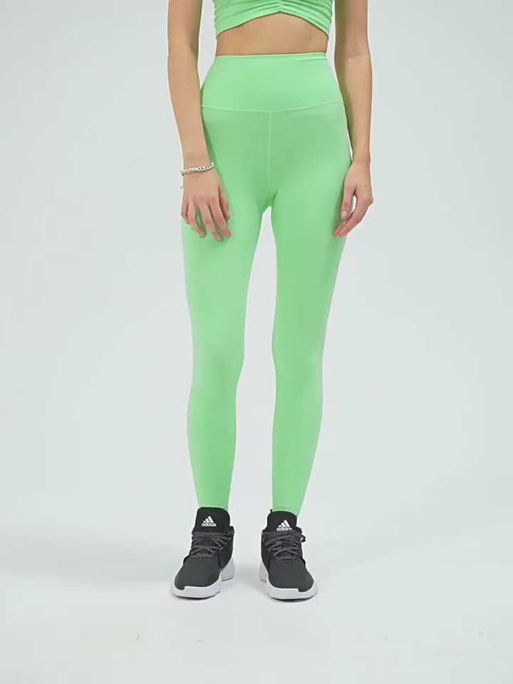 Buy Women Green Solid Regular Fit Legging Online in India - Rock.it