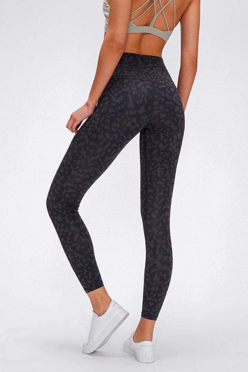 Wide Seamless Band Waist Sports Leggings - Yogasity