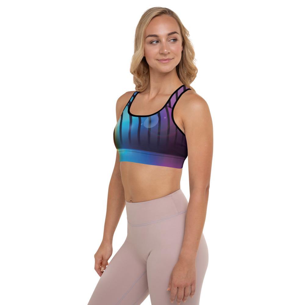 Dreamy Sunrise - Padded Sports Bra - JML Design Yoga