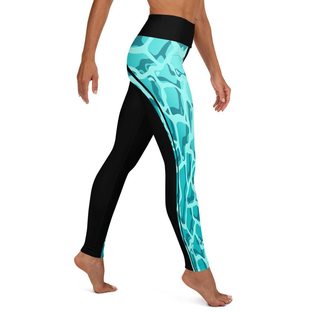 Green Flow - High Waist Leggings - JML Design Yoga